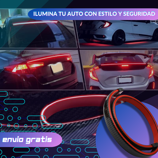 Alerón LED Flexible: Estilo Deportivo y Máxima Visibilidad para tu Auto