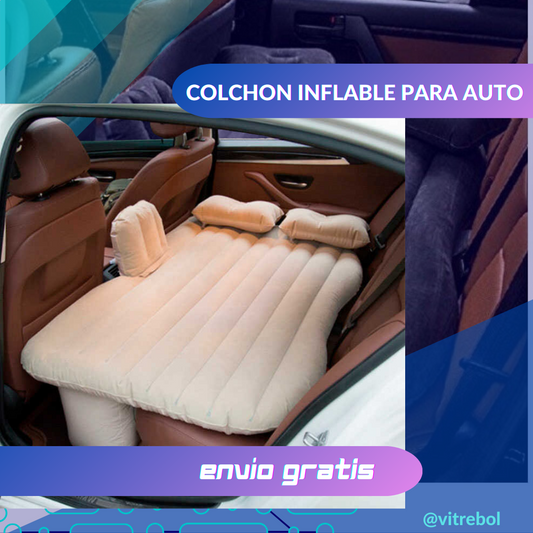 COLCHON INFLABLE PARA AUTO