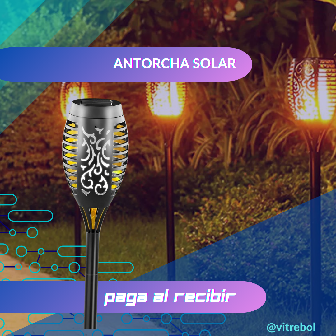 Antorcha de Carga Solar - Pack 4 unidades.