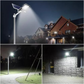 REFLECTOR POTENCIA DE 600W  LED CON PANEL DE CARGA SOLAR