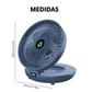 VENTILADOR PORTATIL - PARA ESCRITORIO Y PARED.