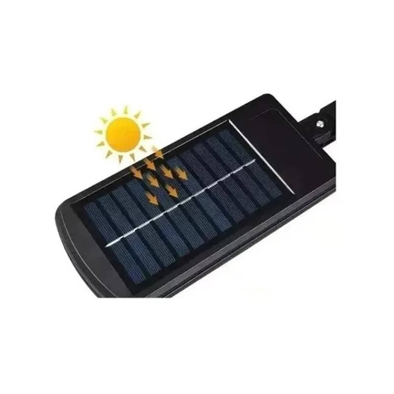 LÁMPARA LED CON PANEL DE CARGA SOLAR