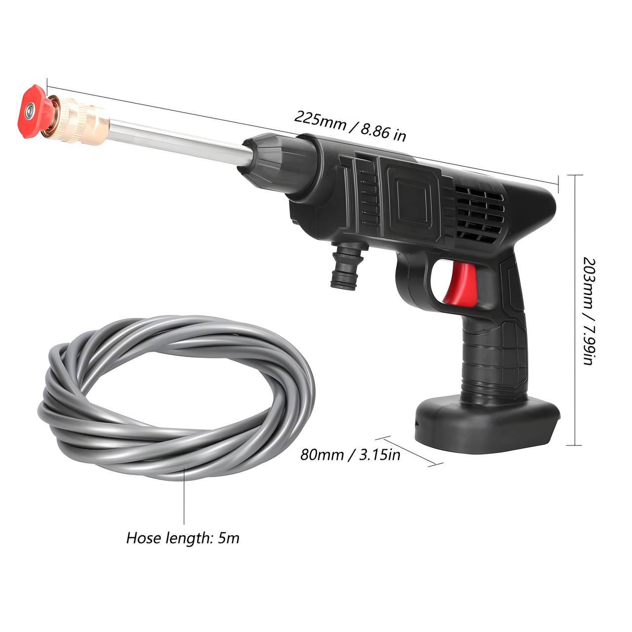 Hidrolavadora Pulverizadora incluye 2 Baterías de 48V