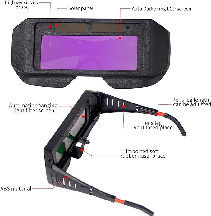 GAFAS AUTOMÁTICAS PARA SOLDADURA PROFESIONAL