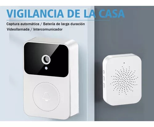 TIMBRE CON CAMARA Y ALARMA-Seguridad 24/7